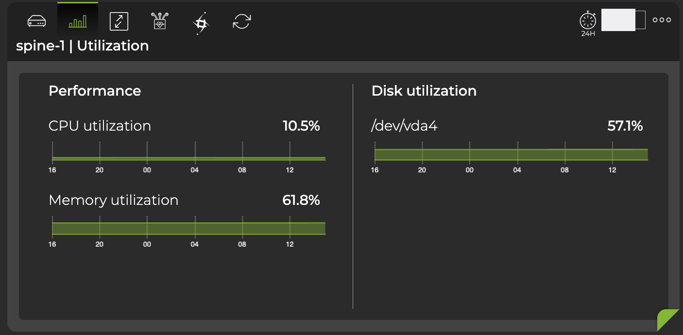 large switch card displaying attributes